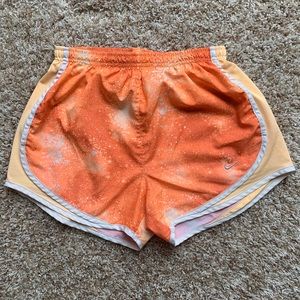 Orange Nike Running Shorts